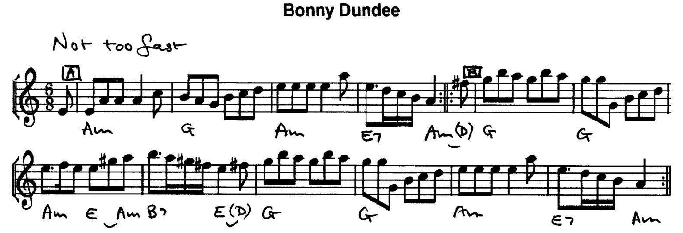 Bonny Dundee (music)